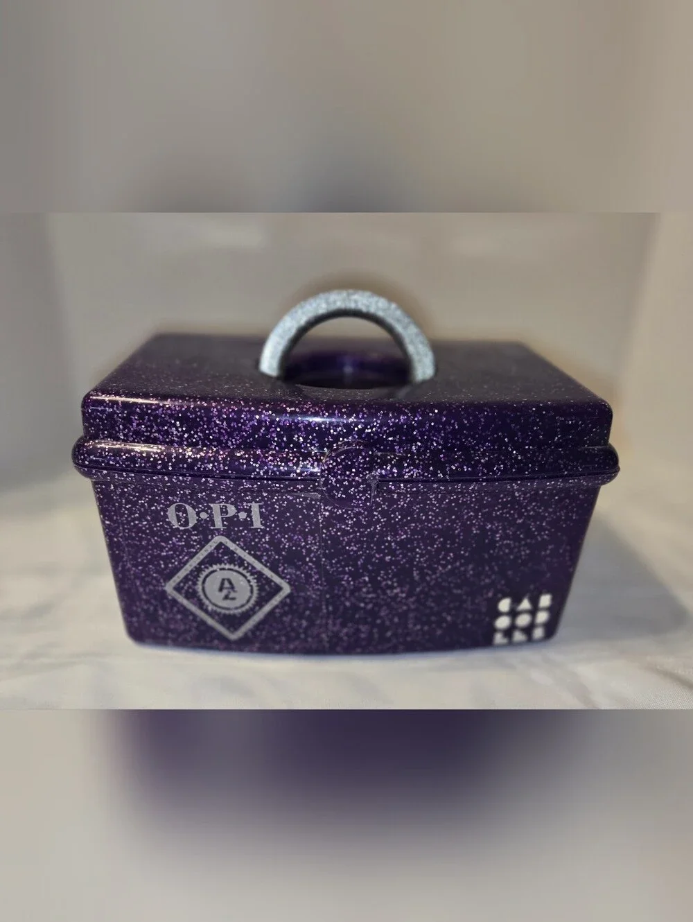 Purple Glitter OPI Caboodle Cosmetic Case